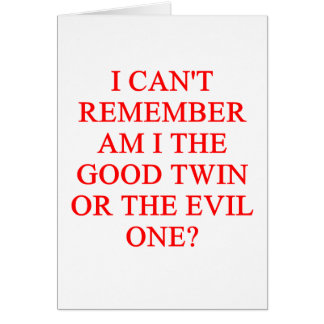 evil twin joke