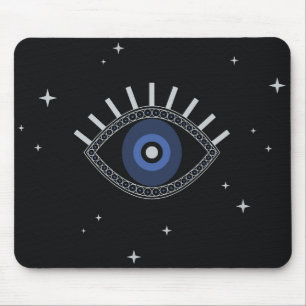 Evile eye protection talisman mouse pad