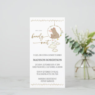 Evite We Can Bearly Wait Baby Shower Digi Invite