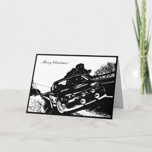 EVO IX Car Themed Christmas Card