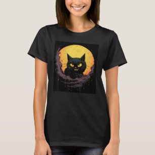 Evoke Mystery with the Enigmatic Midnight Feline G T-Shirt