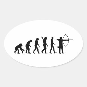 Evolution Archery Oval Sticker