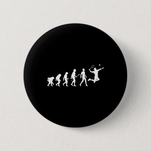 Evolution Badminton Gift For Badminton Players Evo 6 Cm Round Badge
