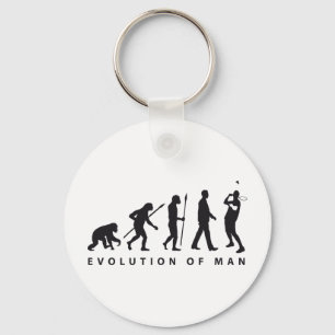 evolution badminton key ring