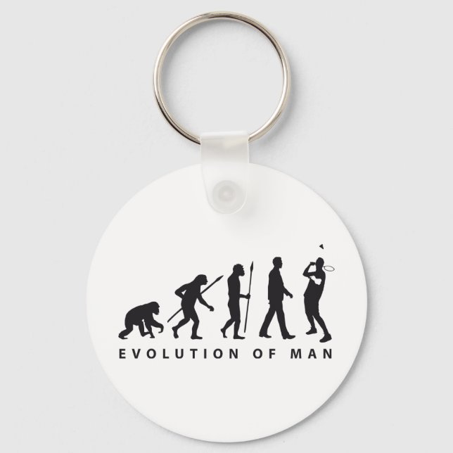 evolution badminton key ring (Front)