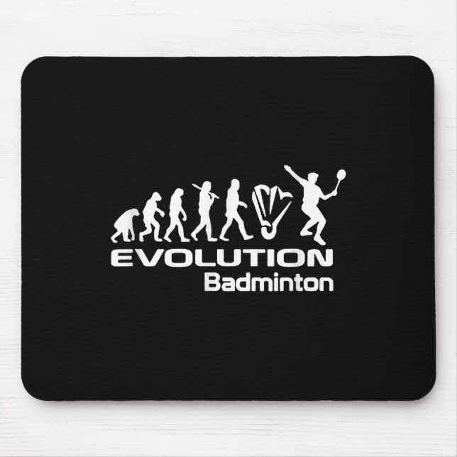 Evolution Badminton  Mouse Pad (Front)