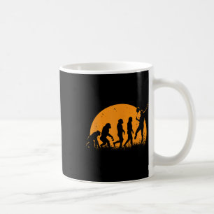 Evolution Badminton Player _ Racket Shuttle Coffee Mug