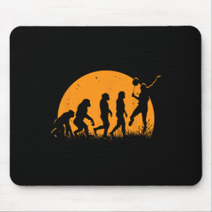 Evolution Badminton Player Racket Shuttle Mouse Pad