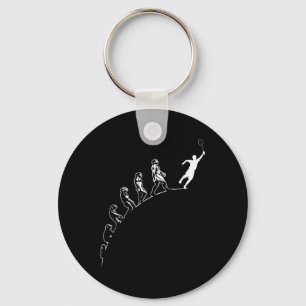 Evolution Badminton Shuttle Art Sports Key Ring