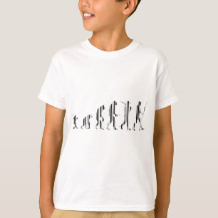 EVOLUTION BAR CODE Darwin Barcode Pattern Design T-Shirt