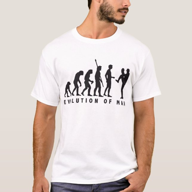 evolution baseball T-Shirt (Front)