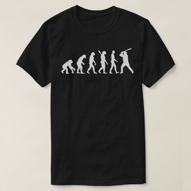 Evolution baseball  T-Shirt (Design Front)