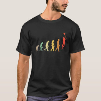 Evolution Basketball Dunking Athletes Basketballer T-Shirt