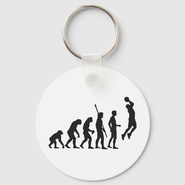 evolution basketball key ring (Front)