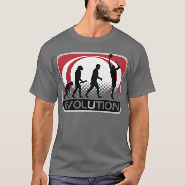 Evolution Basketball T-Shirt (Front)