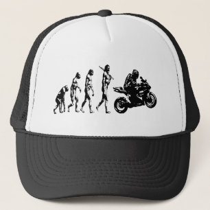 evolution bike trucker hat