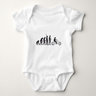 evolution biker baby bodysuit
