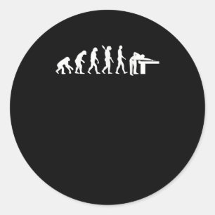 Evolution Billiards Classic Round Sticker