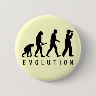 Evolution: Birder 6 Cm Round Badge