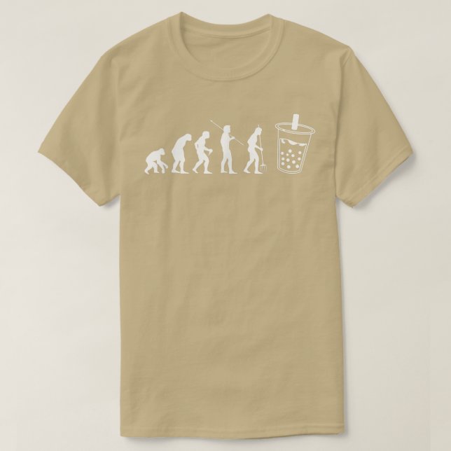 Evolution Boba Bubble Tea 884 T-Shirt (Design Front)
