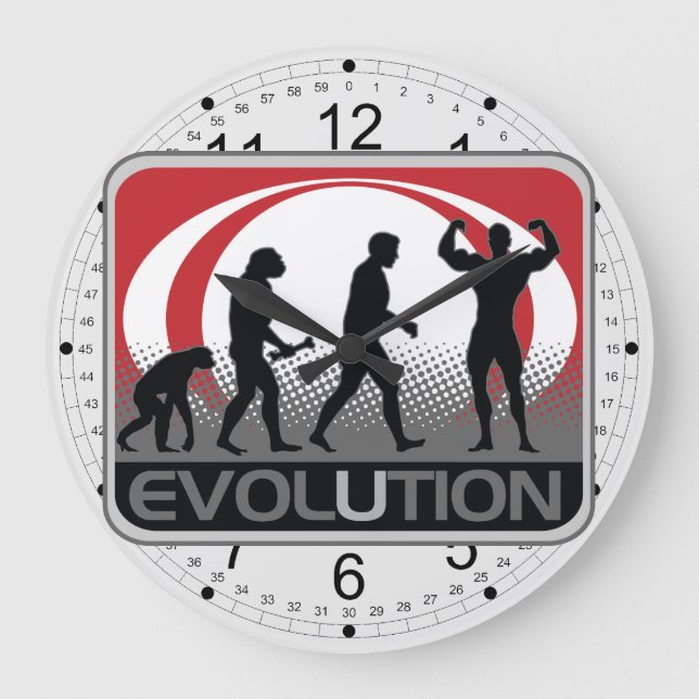 Evolution BodyBuilder Large Clock (Front)