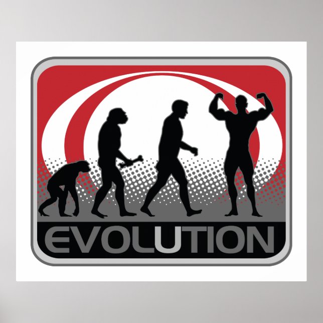 Evolution BodyBuilder Poster (Front)