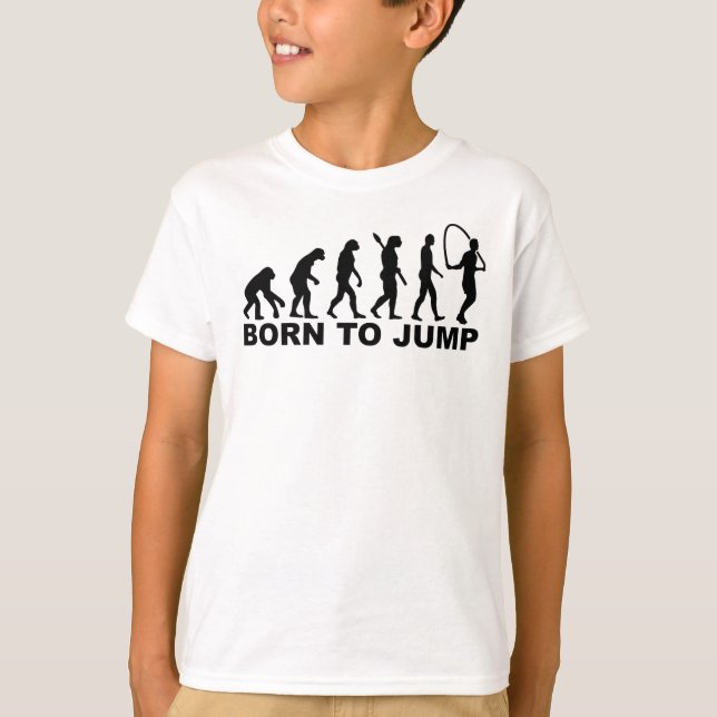 Evolution born to Jump rope T-Shirt (Front)