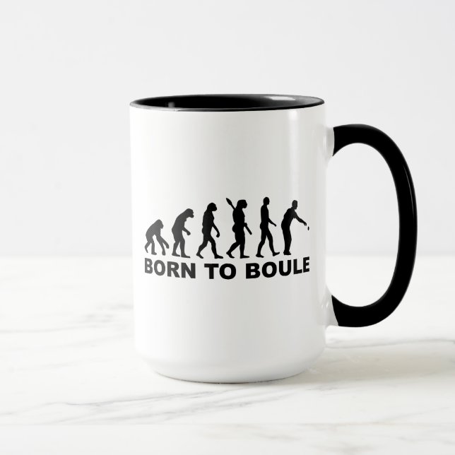 Evolution Boule Petanque Mug (Right)