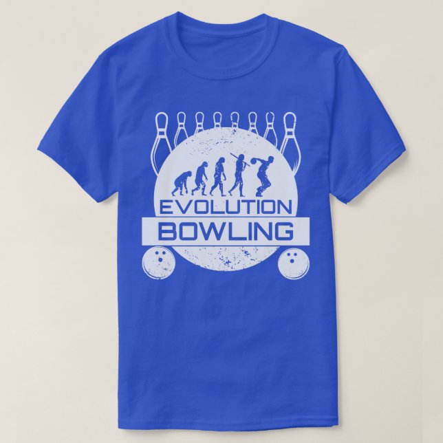 Evolution Bowling Strike Team League Spare (2) T-Shirt (Design Front)