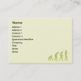Evolution - Chubby Business Card