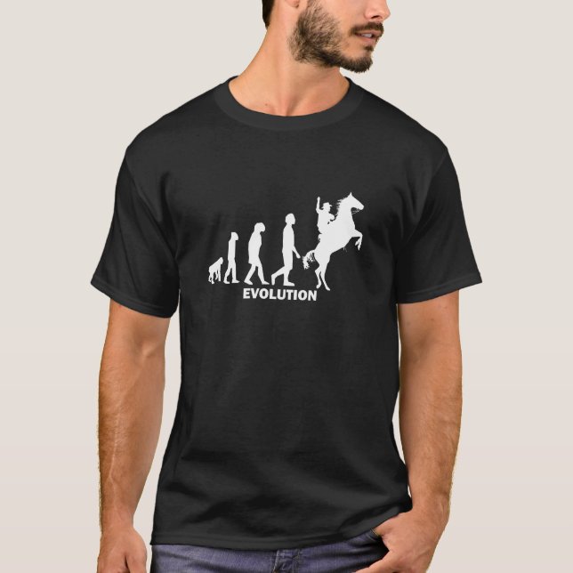 evolution cowboy T-Shirt (Front)