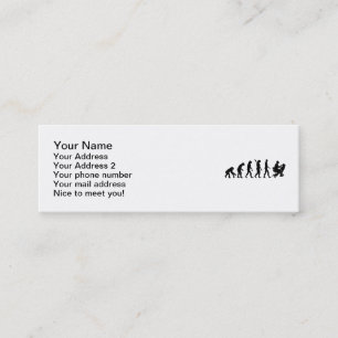 Evolution Dentist Mini Business Card