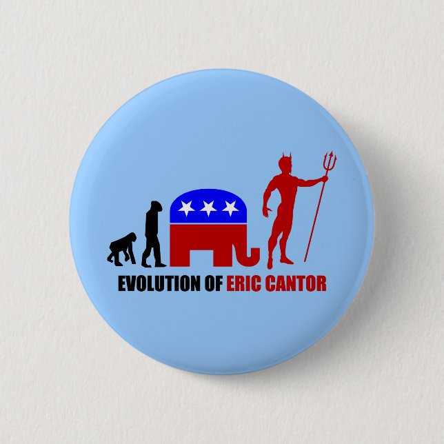 evolution Eric Cantor 6 Cm Round Badge (Front)