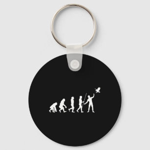 Evolution Falconer Falcon Falconry Falcons Hunting Key Ring
