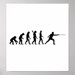 Evolution Fencing Poster