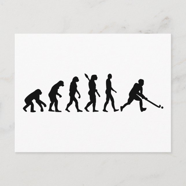 Evolution Field hockey Postcard (Front)