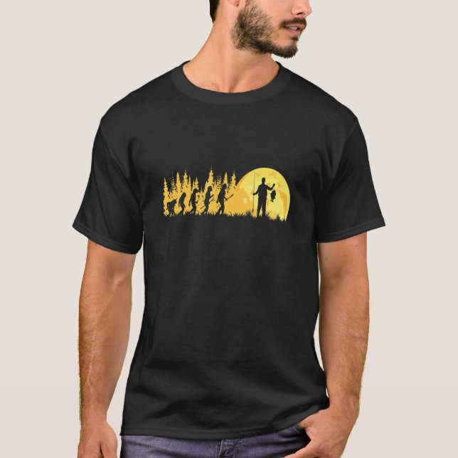 Evolution Fishing fisherman angel T-Shirt (Front)