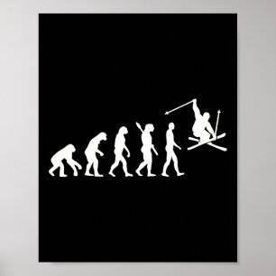 Evolution Freestyle Skiing Poster