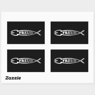Evolution - Freud Rectangular Sticker