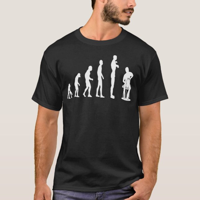 Evolution  Funny Pottery Tee (Front)