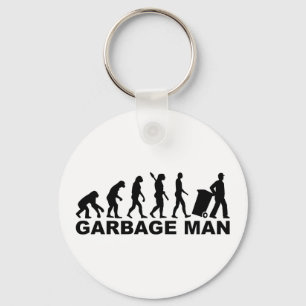 Evolution garbage man key ring