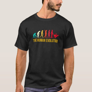 Evolution Graphic Botanical Flowers Gardening Plan T-Shirt