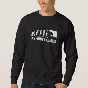 Evolution Graphic Climbing Climber Bouldering Boul Sweatshirt