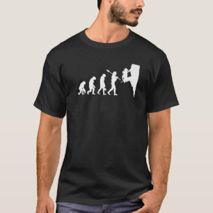 Evolution Graphic Climbing Climber Bouldering Boul T-Shirt