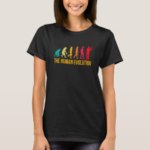 Evolution Graphic Dart Player Darts Dartboard Bull T-Shirt