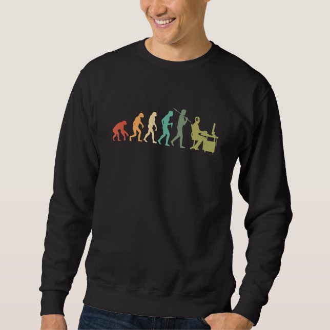Evolution Graphic Video Game Player Gaming Gamer P Sweatshirt (Front)