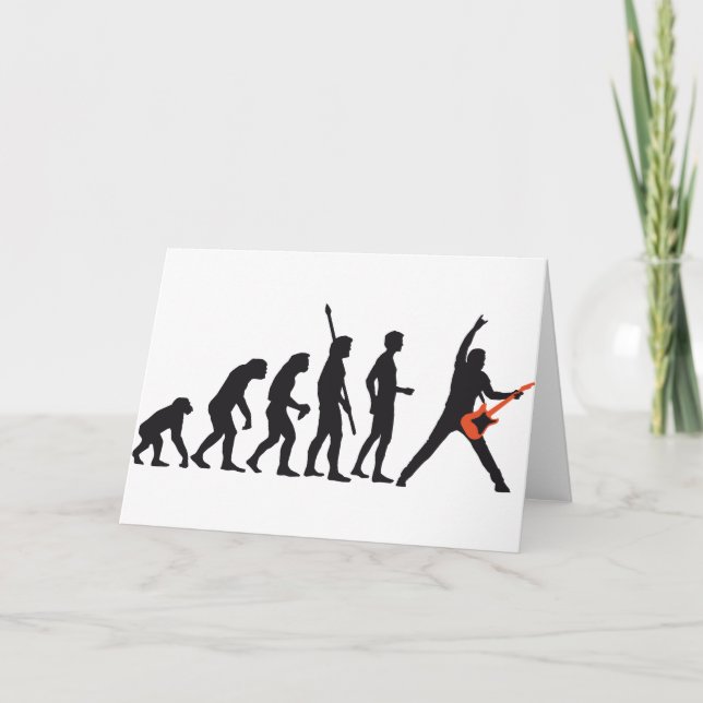evolution guitar card (Front)