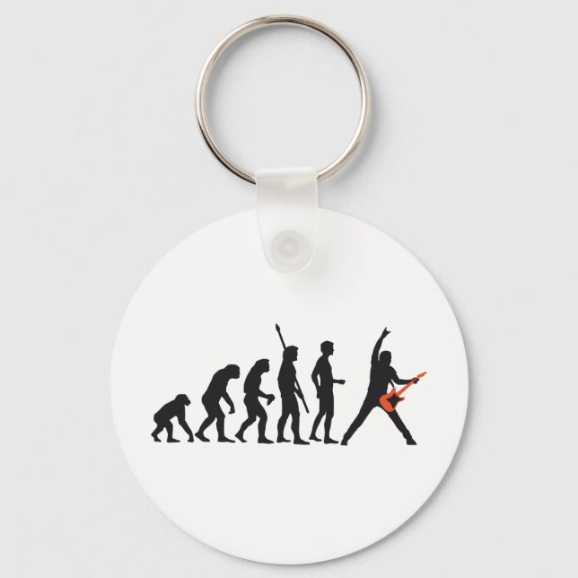 evolution guitar key ring (Front)