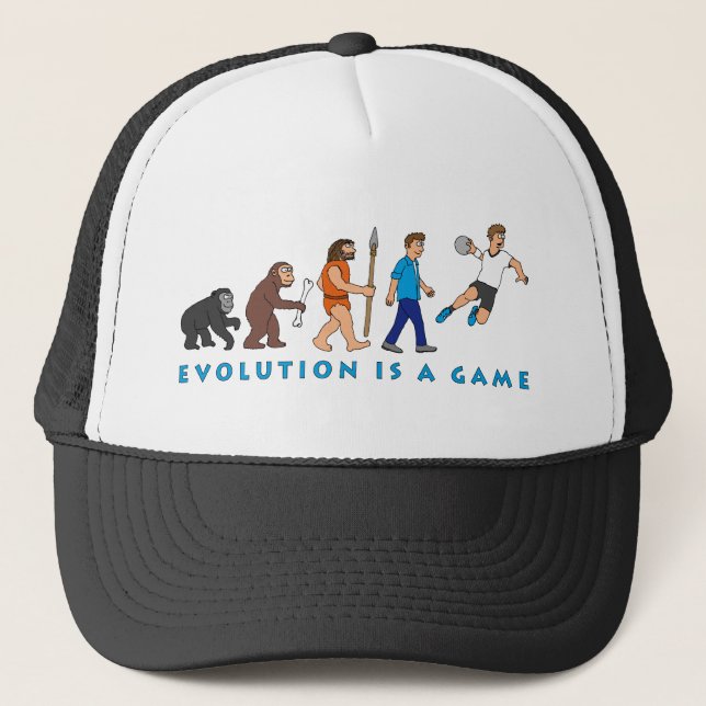 Evolution Handball Comic Style Trucker Hat (Front)