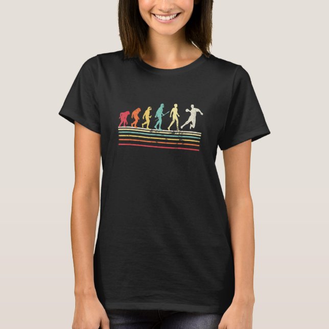 Evolution Handball For Handball Players T-Shirt (Front)